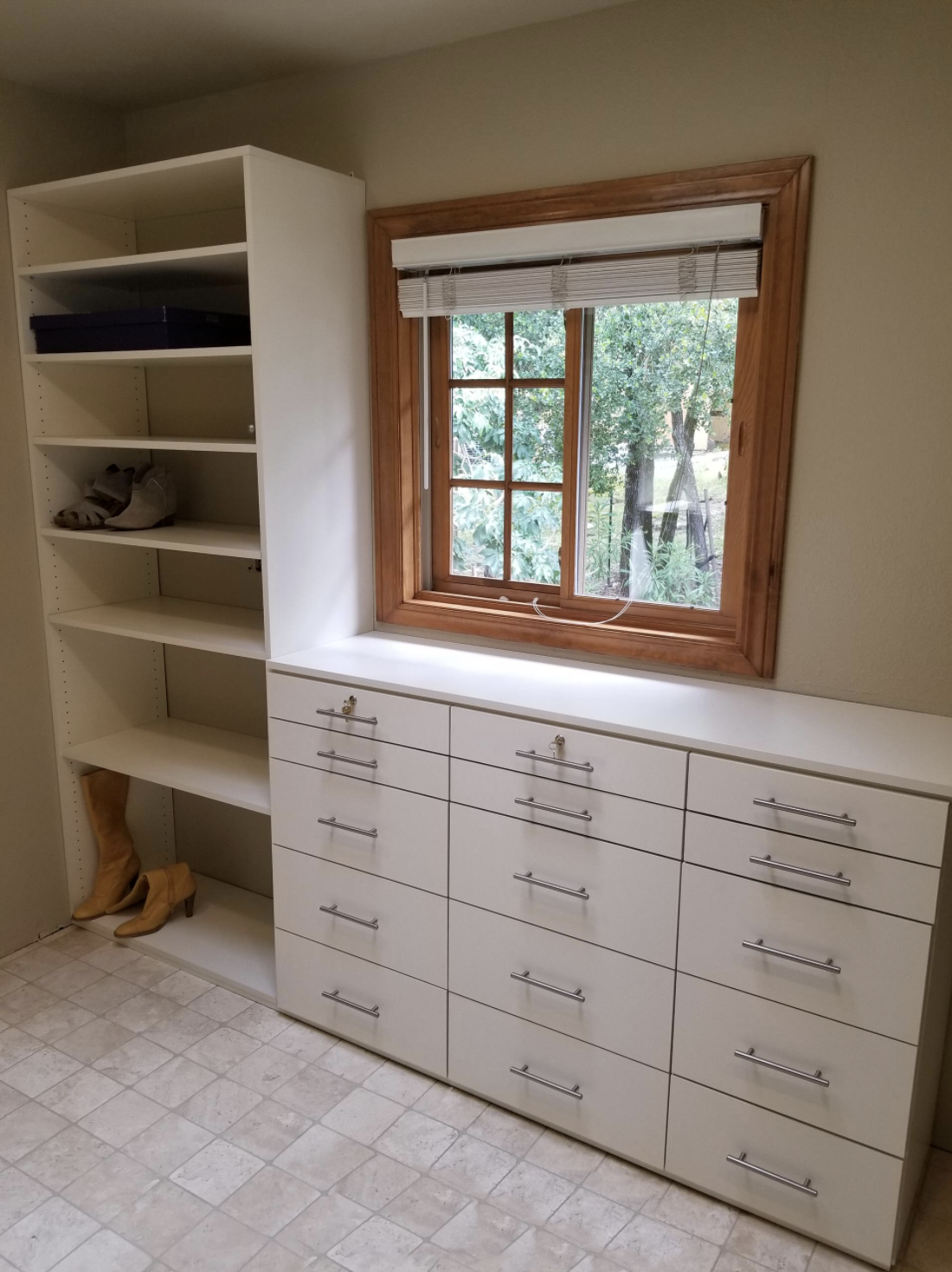 San Rafael Custom Closet with Drawers